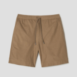 Theory Men Soft Terry Shorts - Dark Chino