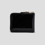 WALLET COMME DES GARCONS (Unisex) Classic Inside Checkerboard Print Mini Square Wallet – Black