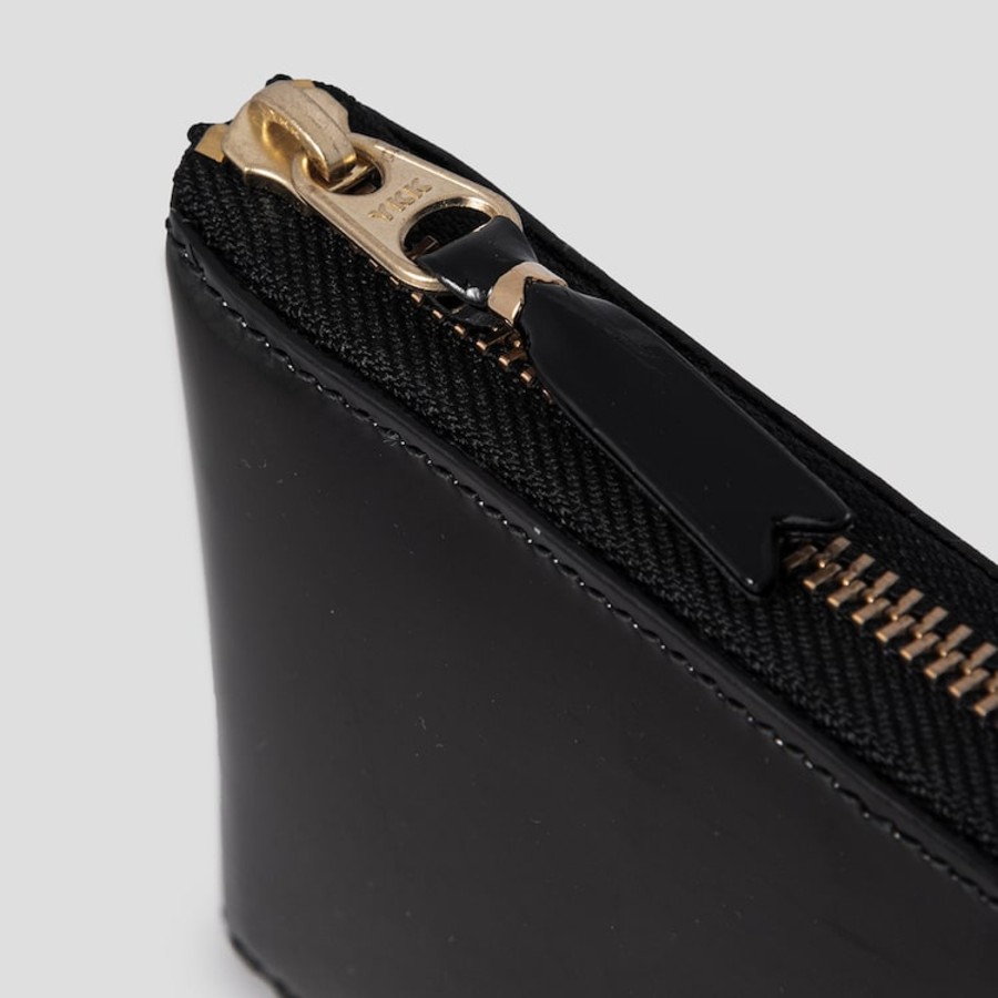 WALLET COMME DES GARCONS (Unisex) Classic Inside Checkerboard Print Mini Square Wallet – Black