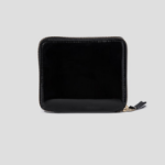 WALLET COMME DES GARCONS (Unisex) Classic Inside Checkerboard Print Half Wallet – Black