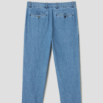 Theory Men Summer Denim Standard Chino Pants - Light Wash