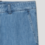 Theory Men Summer Denim Standard Chino Pants - Light Wash