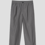 Theory Men Soft Lawn Pleated Pants - Carbon