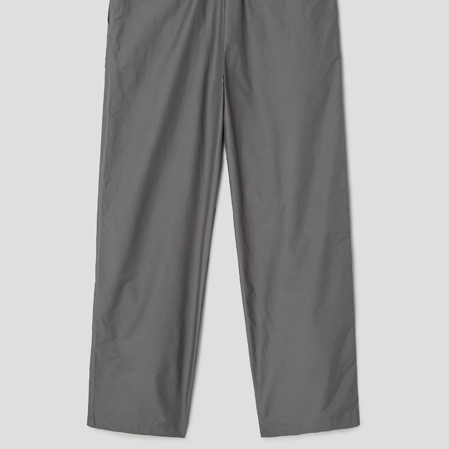 Theory Men Soft Lawn Pleated Pants - Carbon