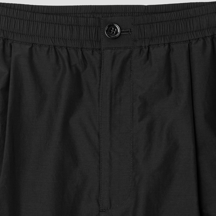 Theory Men Soft Lawn Pleated Pants - Black