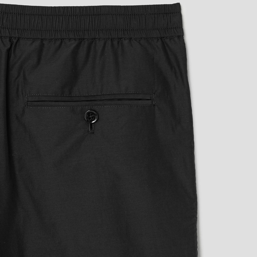 Theory Men Soft Lawn Pleated Pants - Black