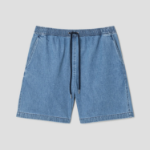Theory Men Summer Denim Easy Shorts - Light Wash