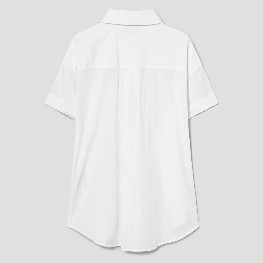 8 seconds Unbalance Summer Shirt — White
