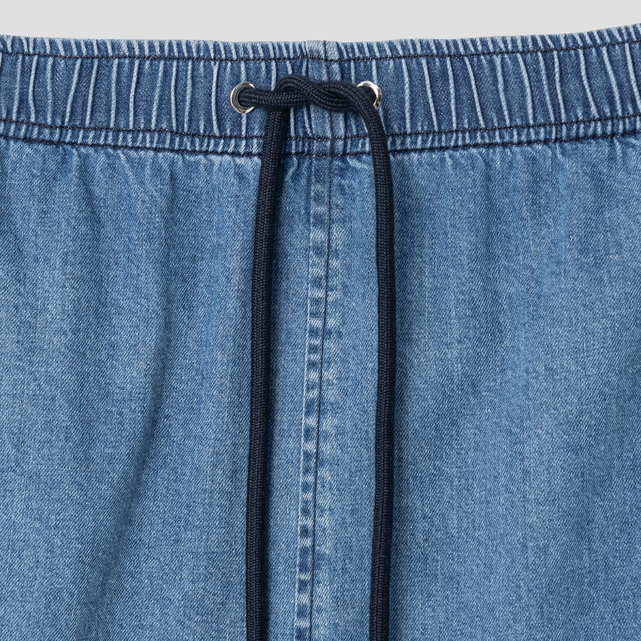 Theory Men Summer Denim Easy Shorts - Light Wash