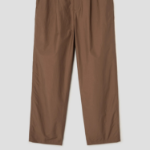Theory Men Soft Lawn Pleated Pants - Deep Tobacco