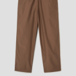 Theory Men Soft Lawn Pleated Pants - Deep Tobacco