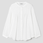 8 seconds Pintuck Blouse — White