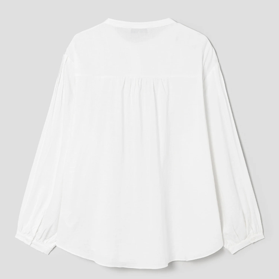 8 seconds Pintuck Blouse — White