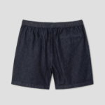Theory Men Summer Denim Easy Shorts - Dark Wash