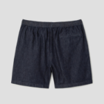Theory Men Summer Denim Easy Shorts - Dark Wash