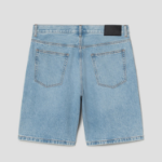 Theory Men Cotton Denim Laurence Shorts - New Light Wash