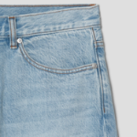 Theory Men Cotton Denim Laurence Shorts - New Light Wash