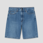 Theory Men Cotton Denim Laurence Shorts - New Med Wash