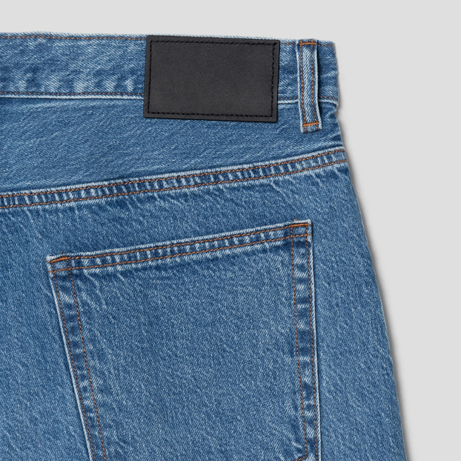 Theory Men Cotton Denim Laurence Shorts - New Med Wash