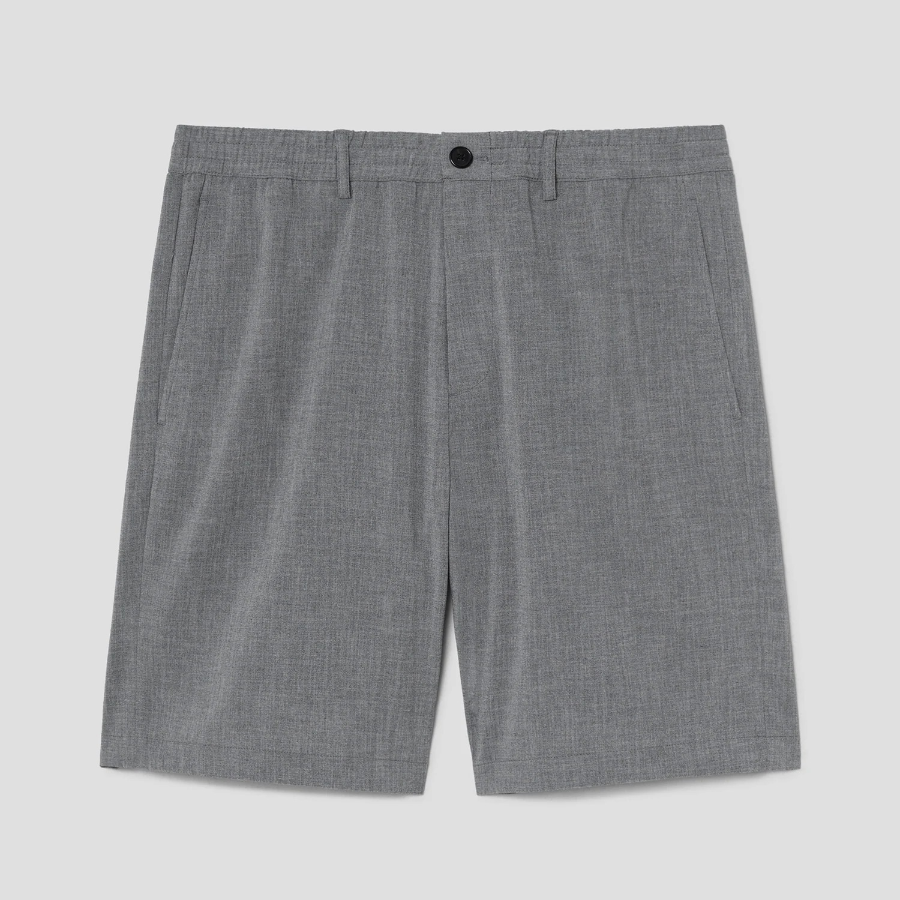 Theory Men Perform Suit Curtis Short - Medium Grey Melange