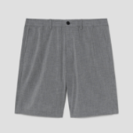 Theory Men Perform Suit Curtis Short - Medium Grey Melange