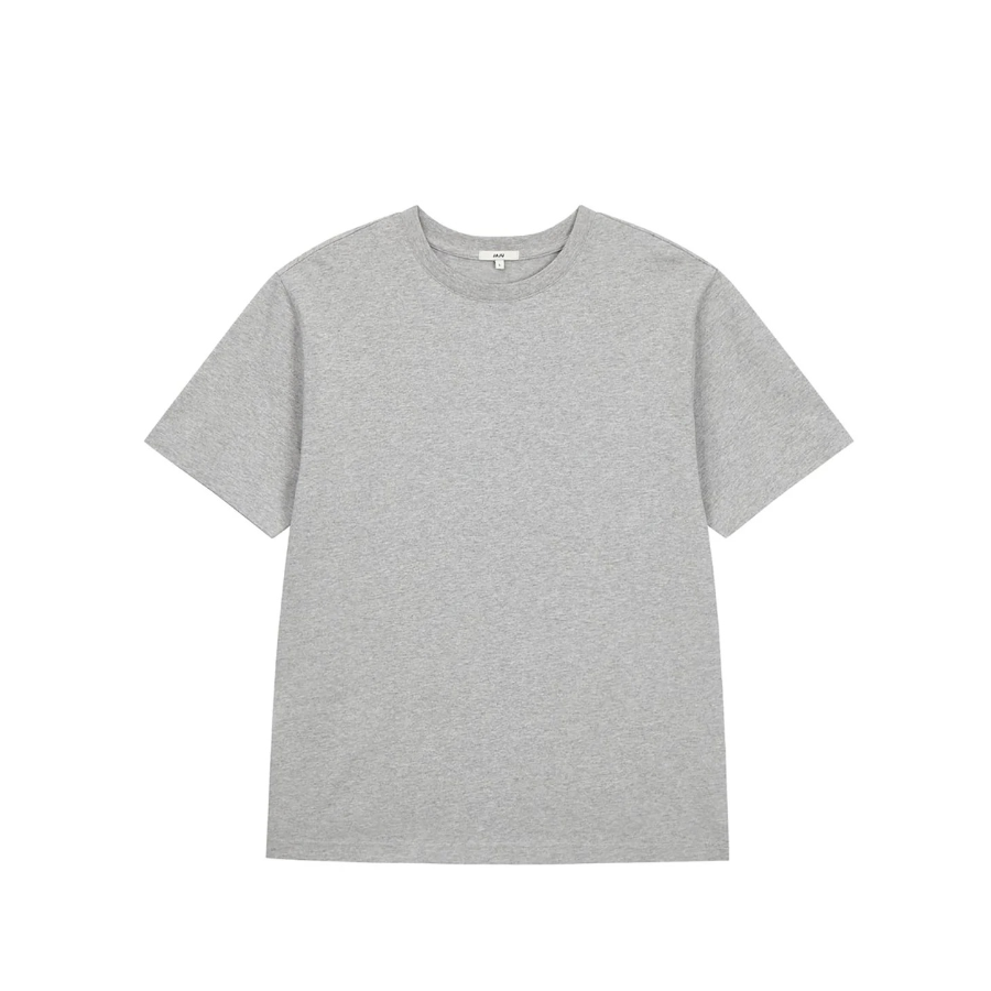 JAJU Smart Cotton Short Sleeve T-Shirt – Melange Grey