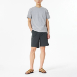 JAJU Smart Cotton Short Sleeve T-Shirt – Melange Grey