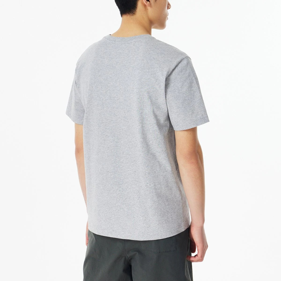 JAJU Smart Cotton Short Sleeve T-Shirt – Melange Grey