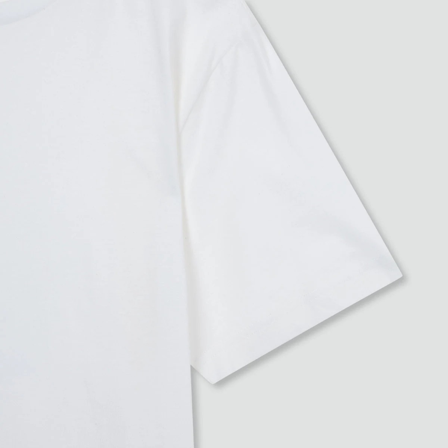 JAJU Smart Cotton Short Sleeve T-Shirt – White