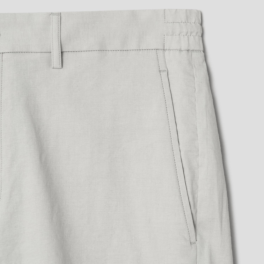 Theory Men Good Crunch Curtis Short - Light Greenstone