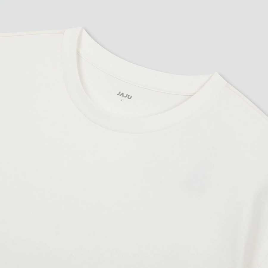 JAJU Unisex Sorona Short Sleeve T-Shirt – White