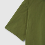 JAJU Square-Texture Loose Fit T-Shirt – Khaki