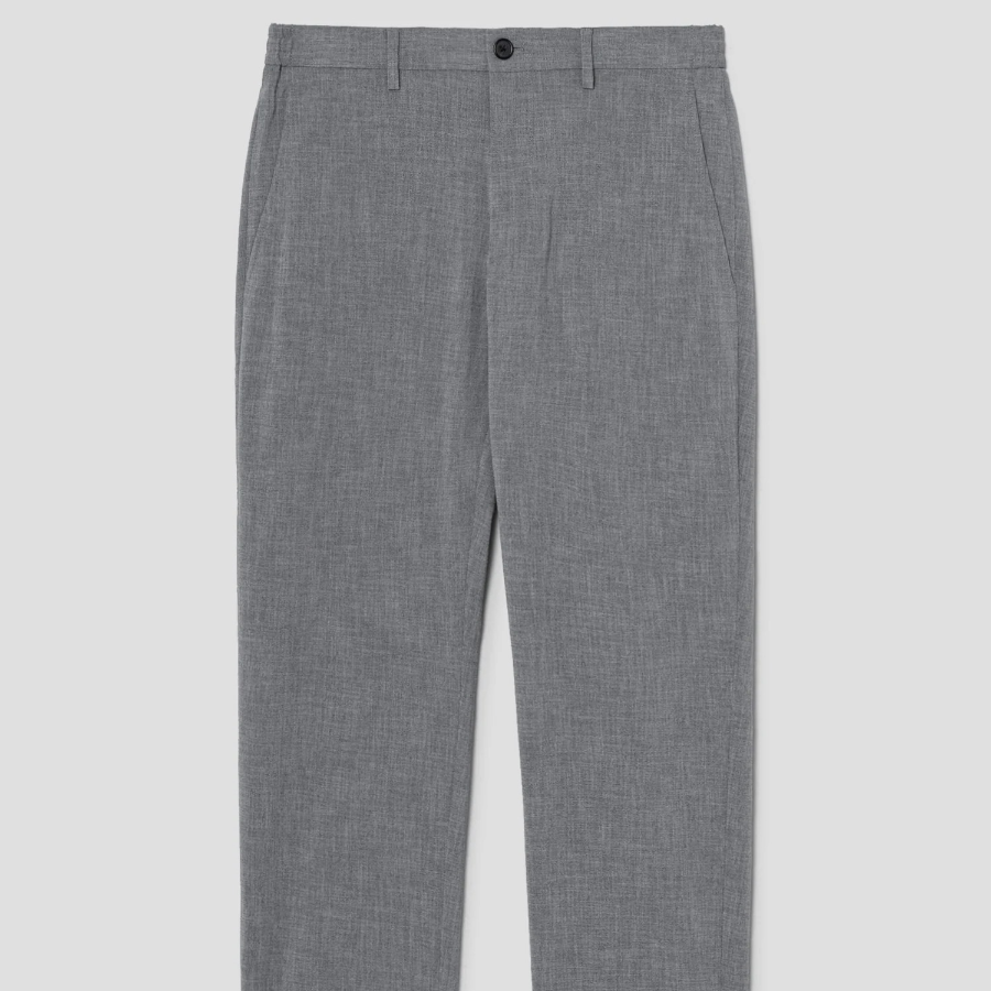 Theory Men Perform Suit Zaine Pants - Medium Grey Melange