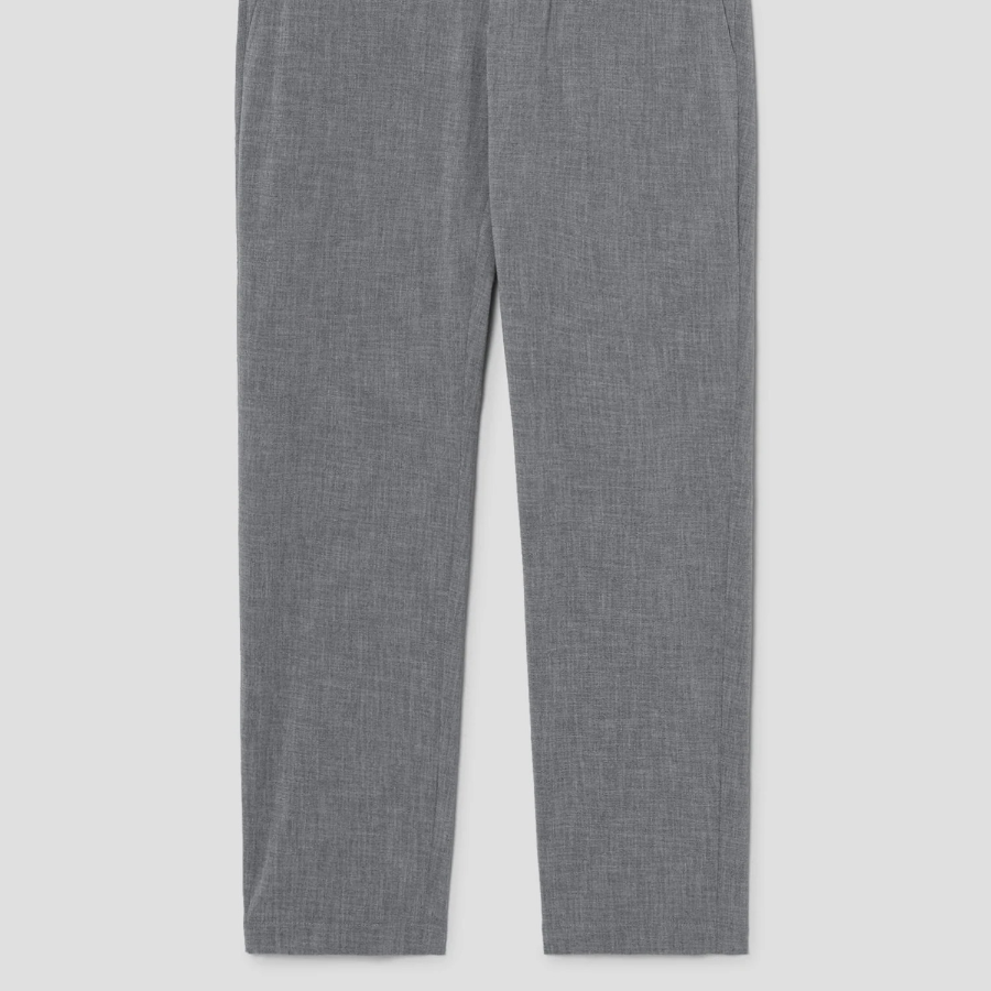 Theory Men Perform Suit Zaine Pants - Medium Grey Melange