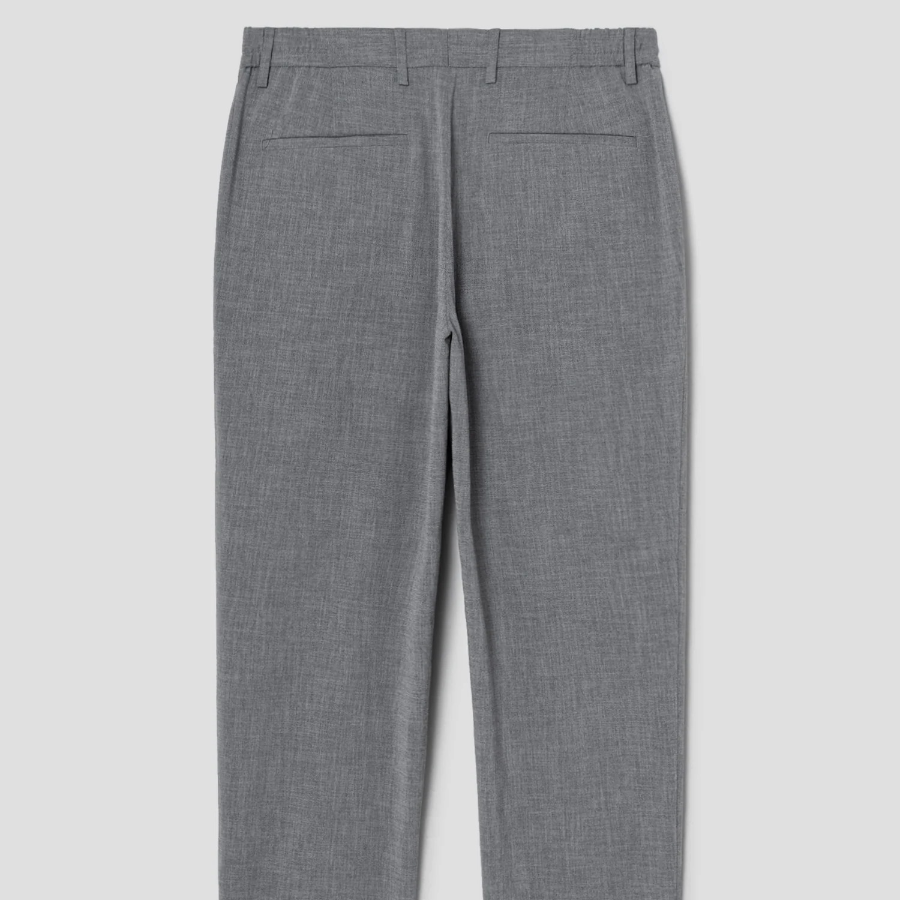 Theory Men Perform Suit Zaine Pants - Medium Grey Melange