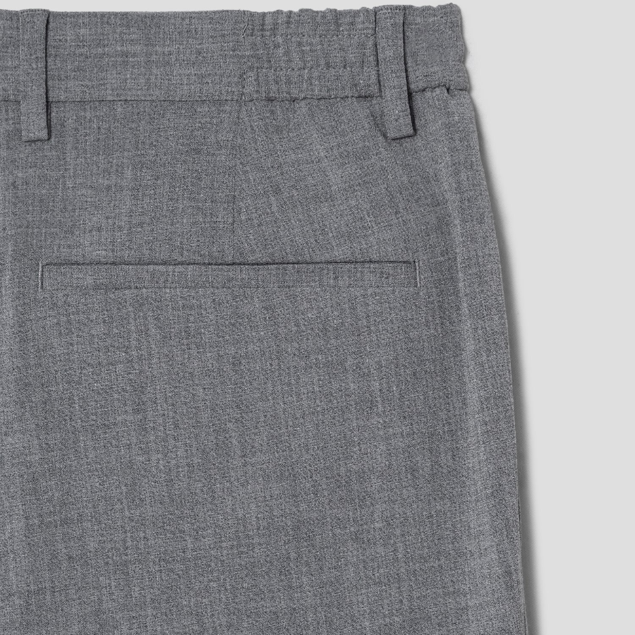 Theory Men Perform Suit Zaine Pants - Medium Grey Melange