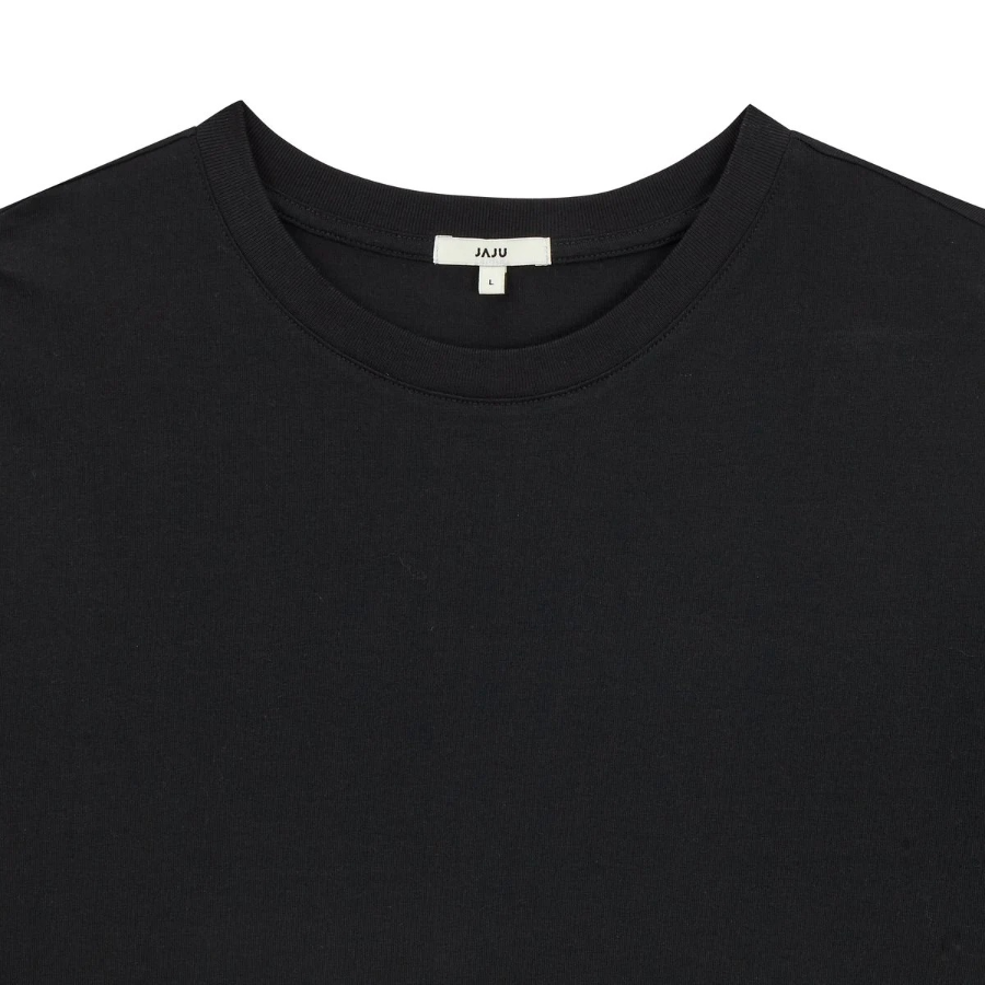 JAJU Smart Cotton Short Sleeve T-Shirt – Black
