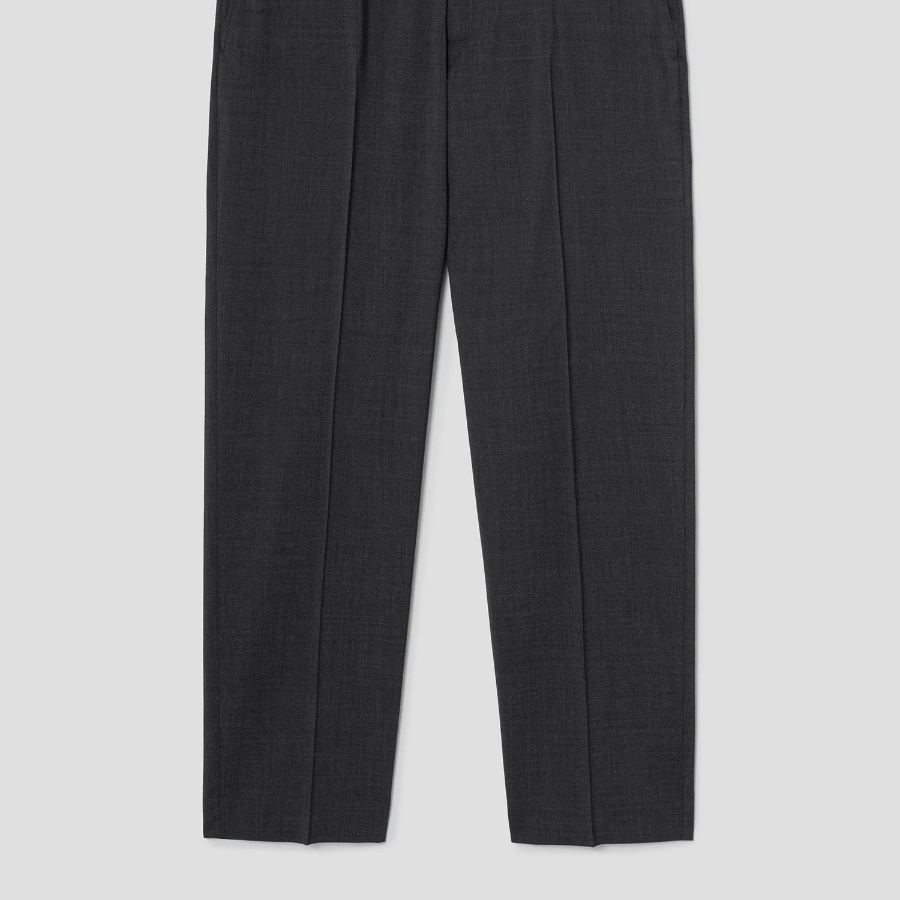 Theory Men Motion Wool Curtis Pant - Charcoal Melange