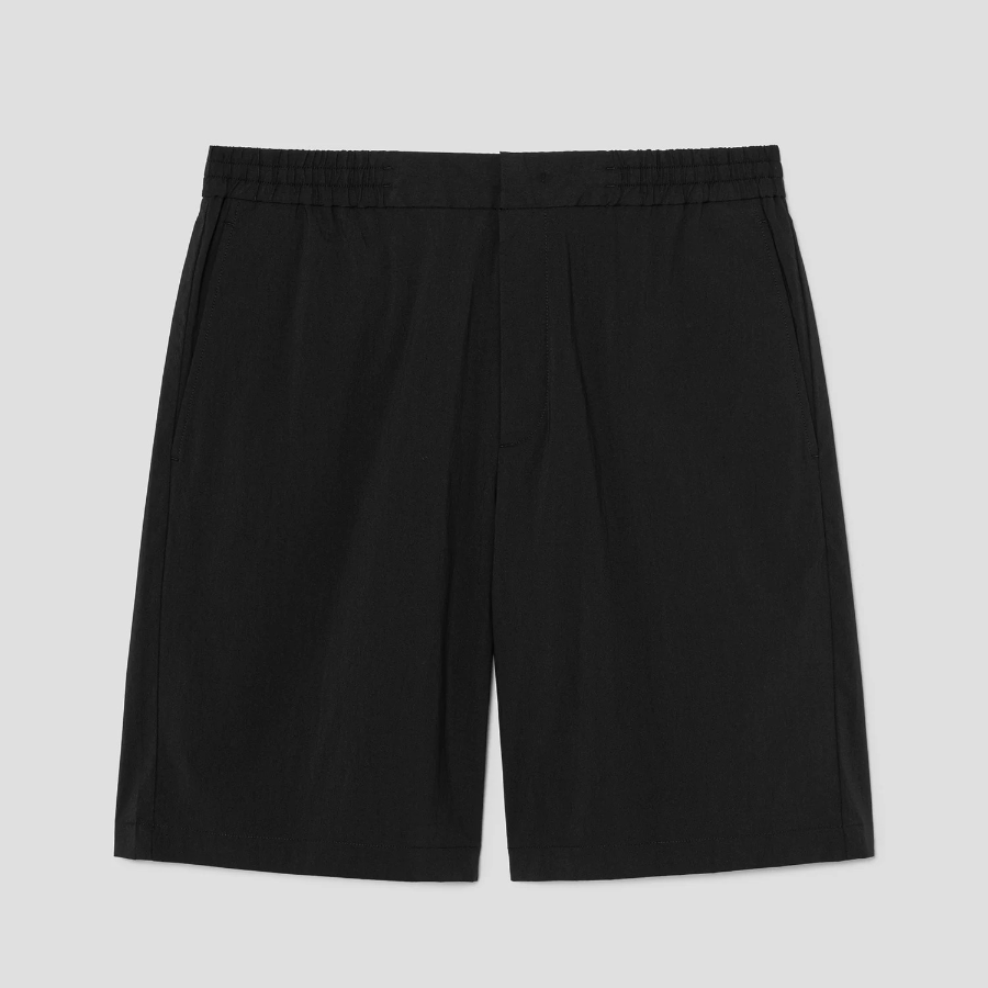 Theory Men Perform Poplin Curtis Short - Black