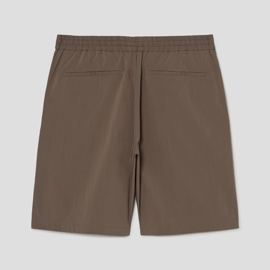 Theory Men Perform Poplin Curtis Short - Walnut