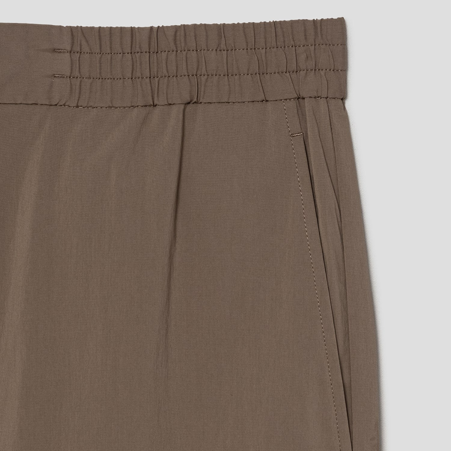 Theory Men Perform Poplin Curtis Short - Walnut