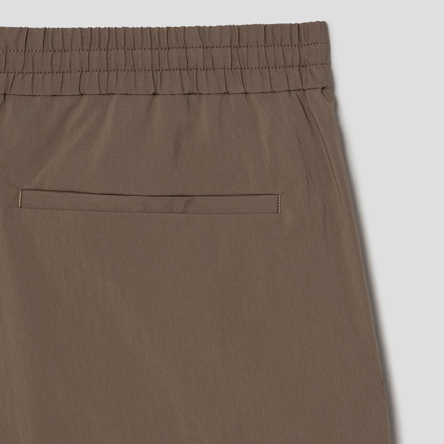Theory Men Perform Poplin Curtis Short - Walnut