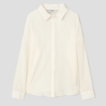 8 seconds Sheer Long Sleeve Shirt — Yellow