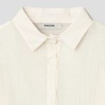 8 seconds Sheer Long Sleeve Shirt — Yellow