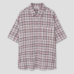 8 seconds Check Short Sleeve Shirt — Light Pink