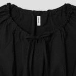 8 seconds Balloon Hem Sleeveless Blouse — Black