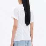 8 seconds Wrinkle Free Slim Fit Short Sleeve Shirt — White