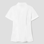 8 seconds Wrinkle Free Slim Fit Short Sleeve Shirt — White