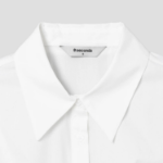 8 seconds Wrinkle Free Slim Fit Short Sleeve Shirt — White