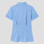 8 seconds Wrinkle Free Slim Fit Short Sleeve Shirt — Blue